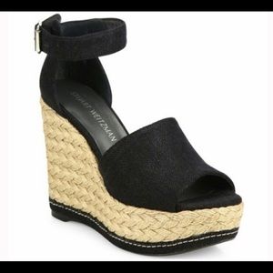Stuart Weitzman espadrille wedges